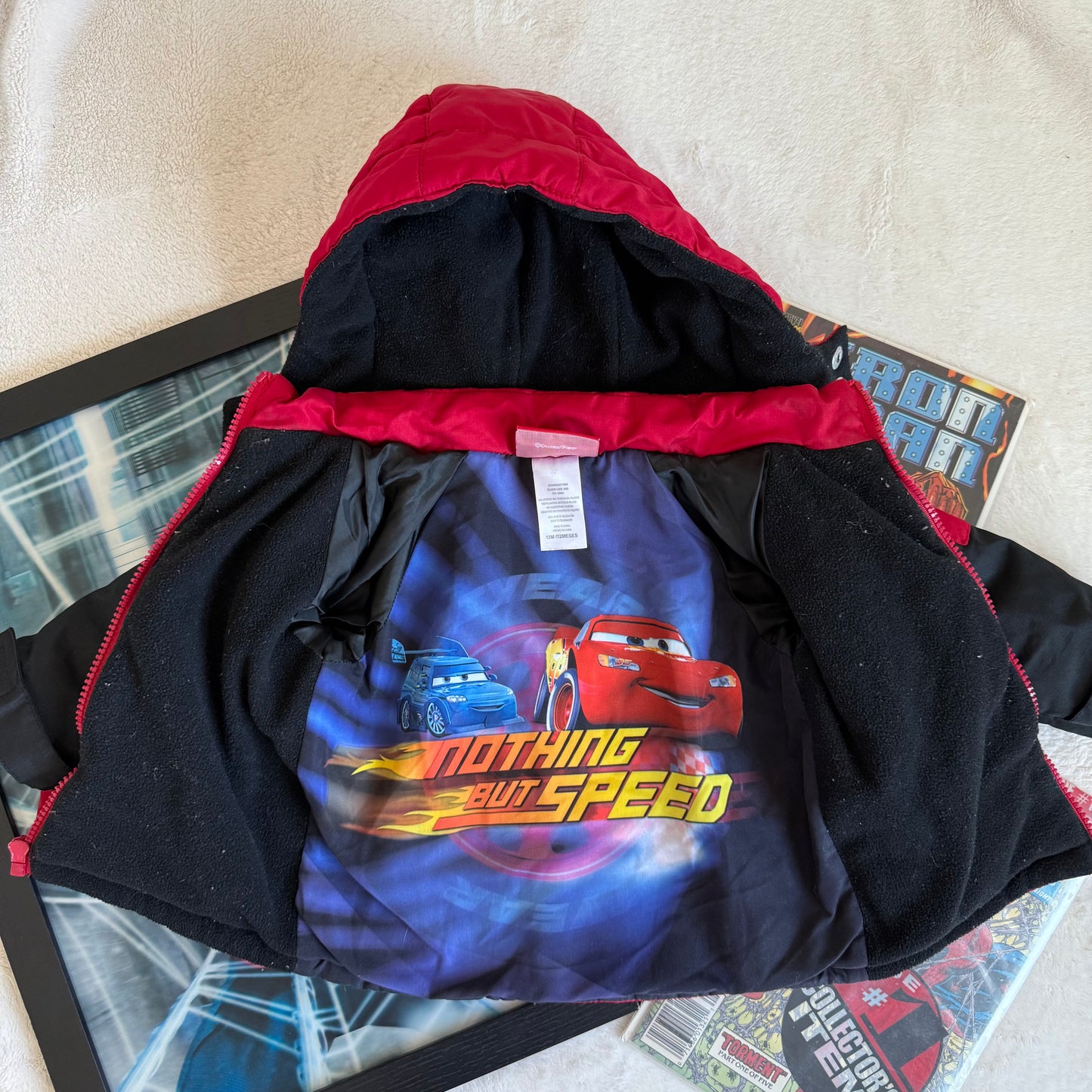 Size 12Months 2000s Reversible Cars Jacket