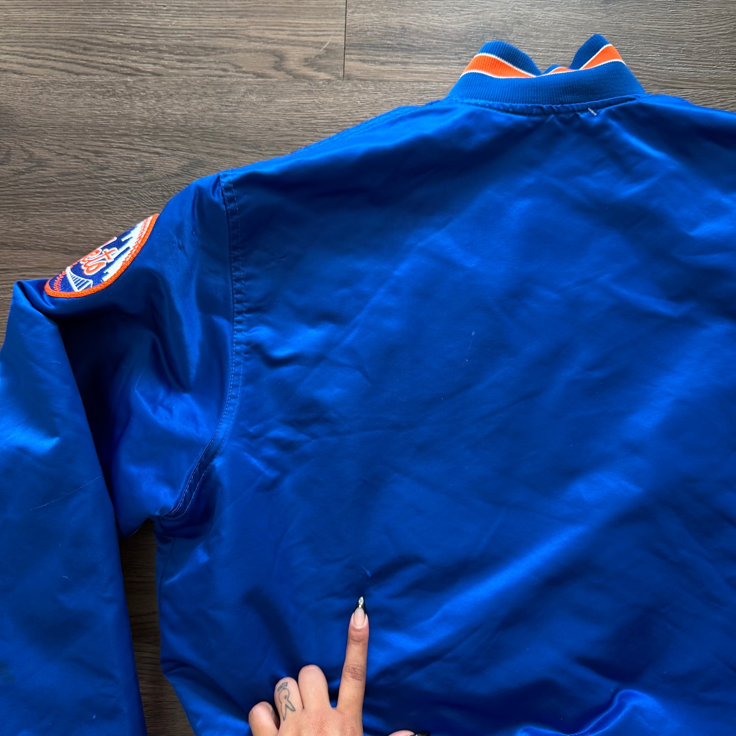 Size Large 90s Starter Satin Bomber