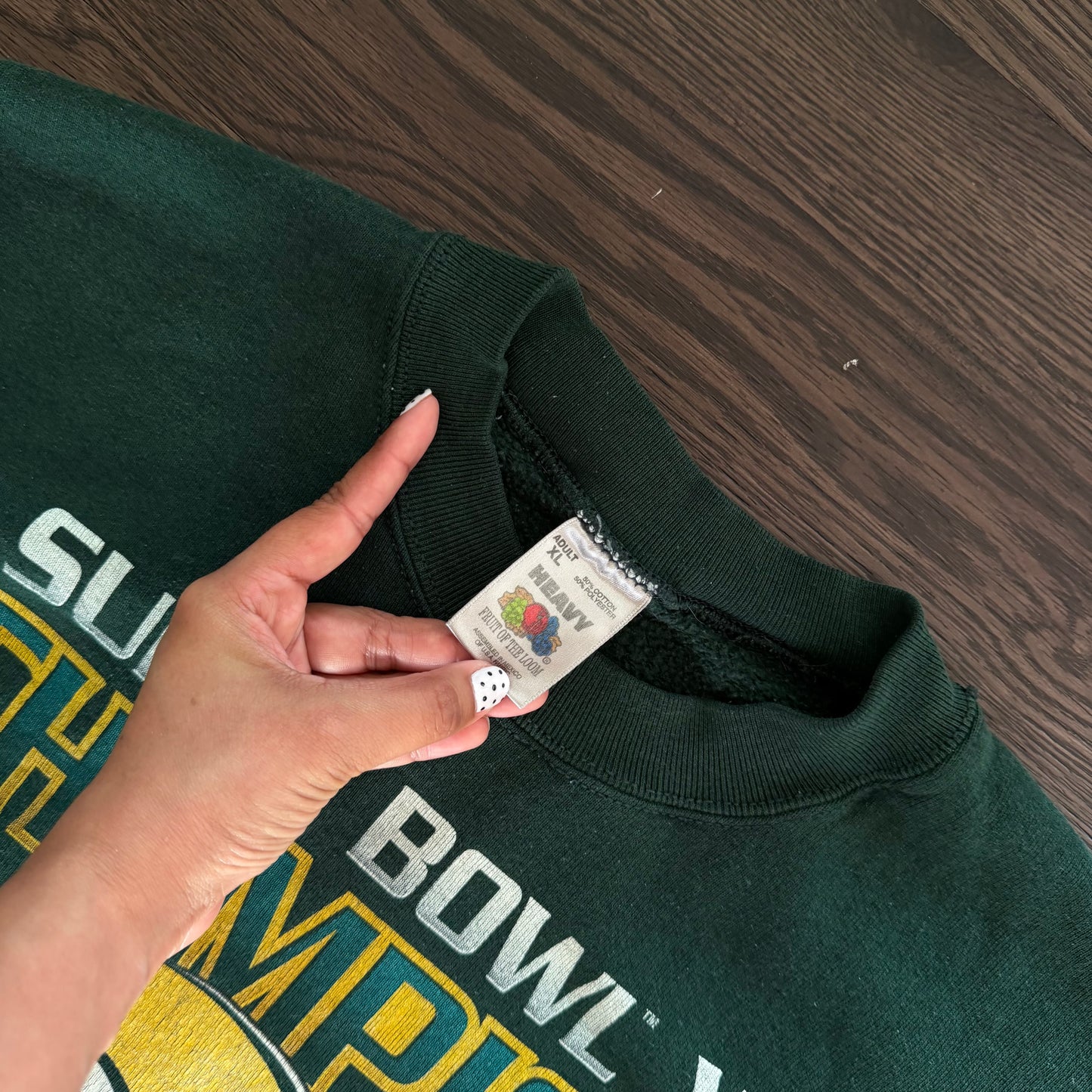 Size XL 1990s GreenBay Packers CrewNeck