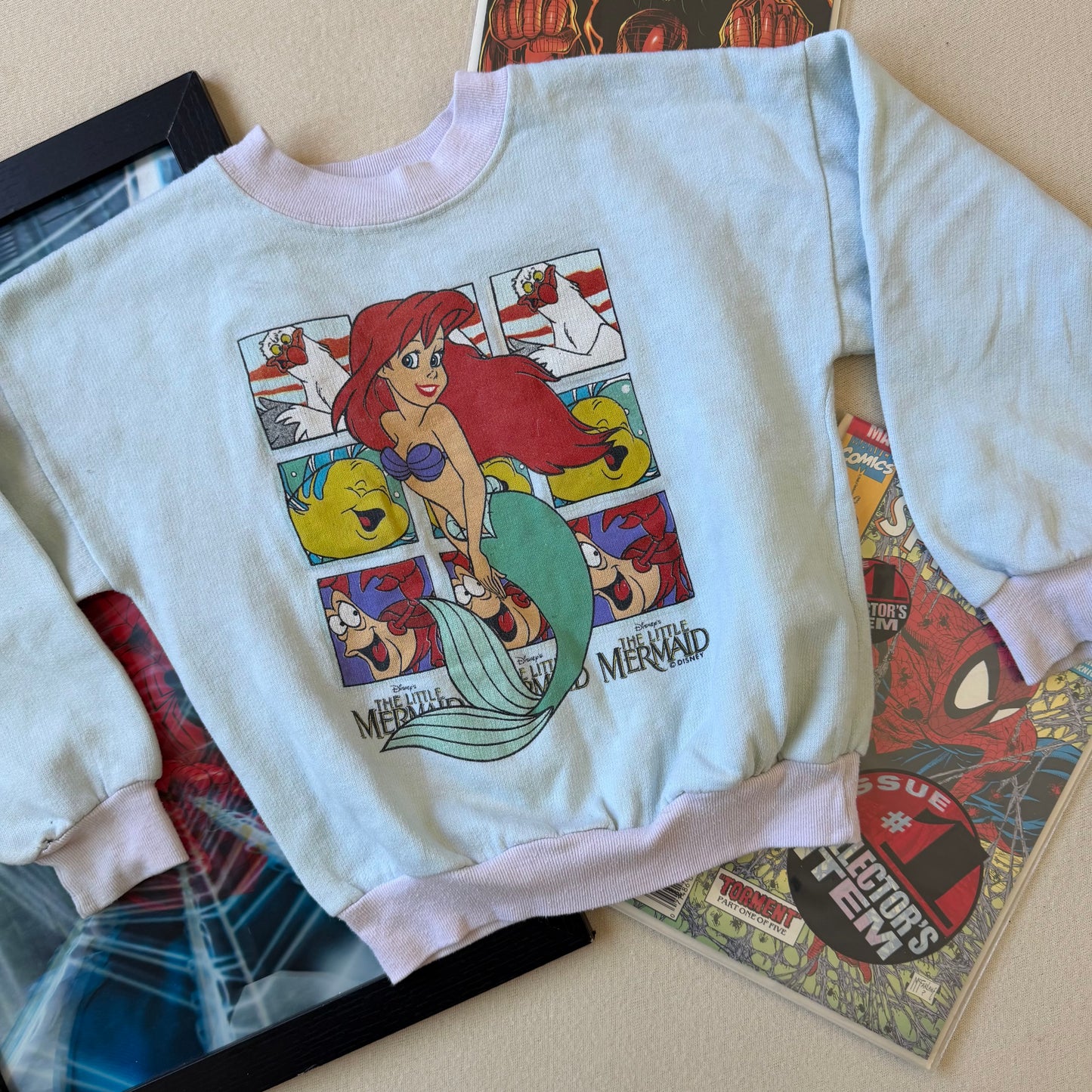 Size 6/7 Little Mermaid Sweatshirt