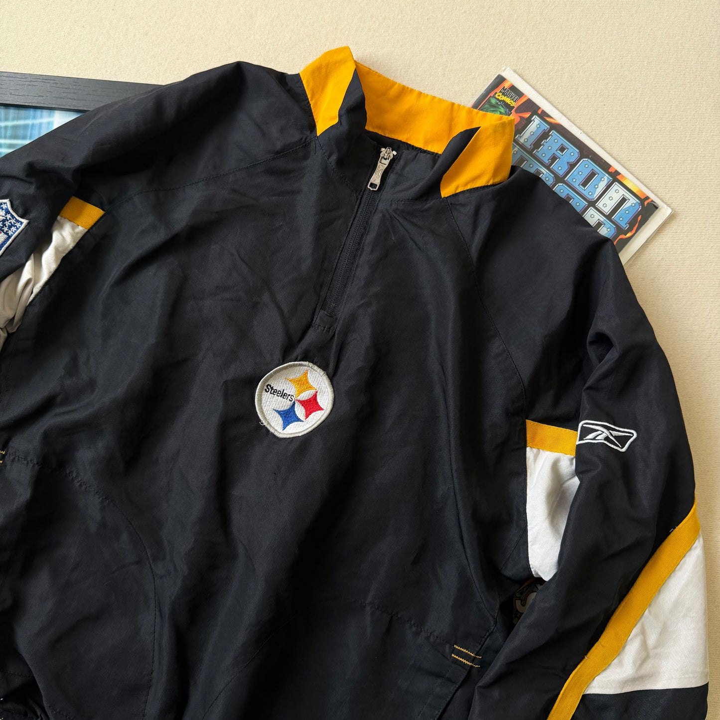 Size 10/12 Steelers Windbreaker