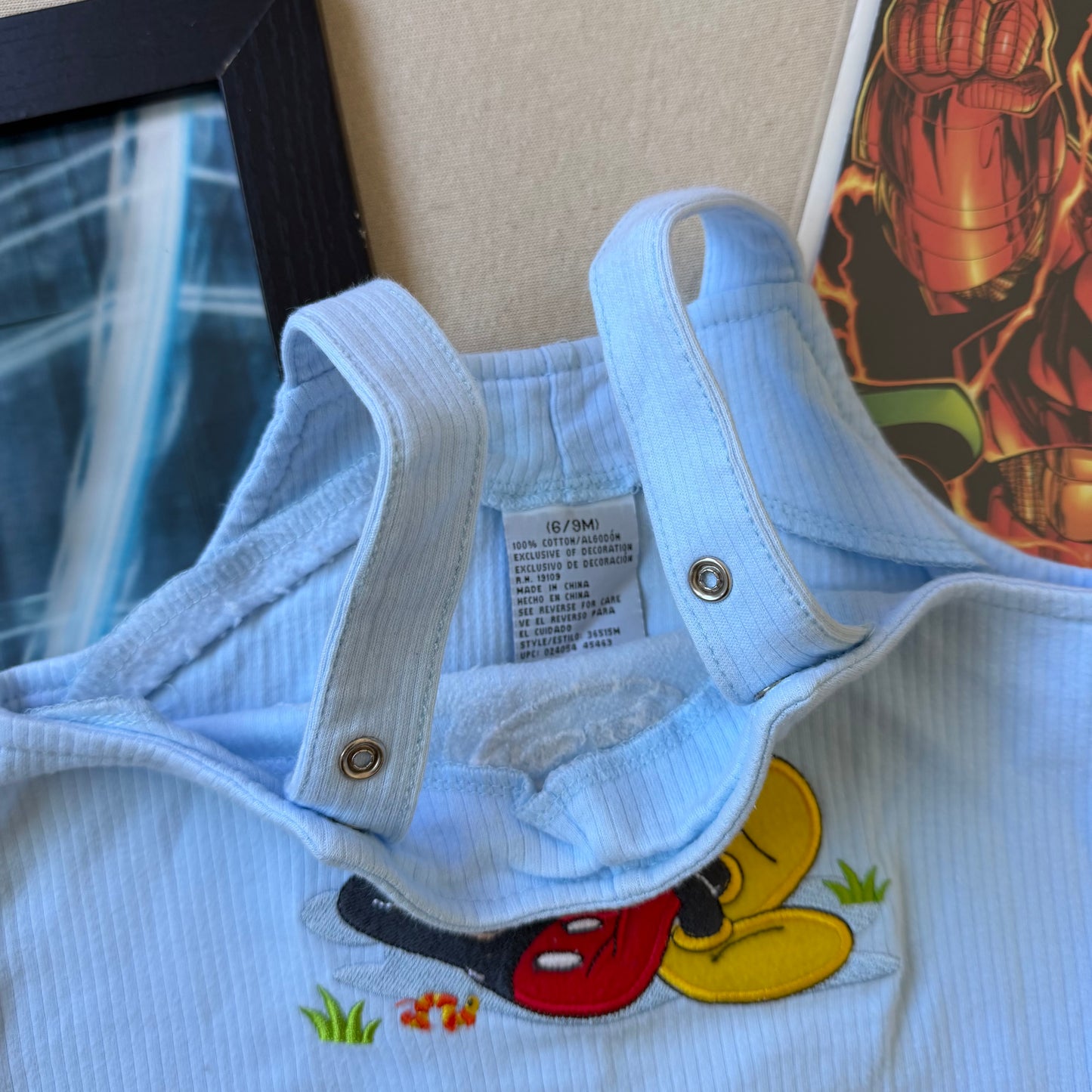 Size 6/9Months Mickey Onesie