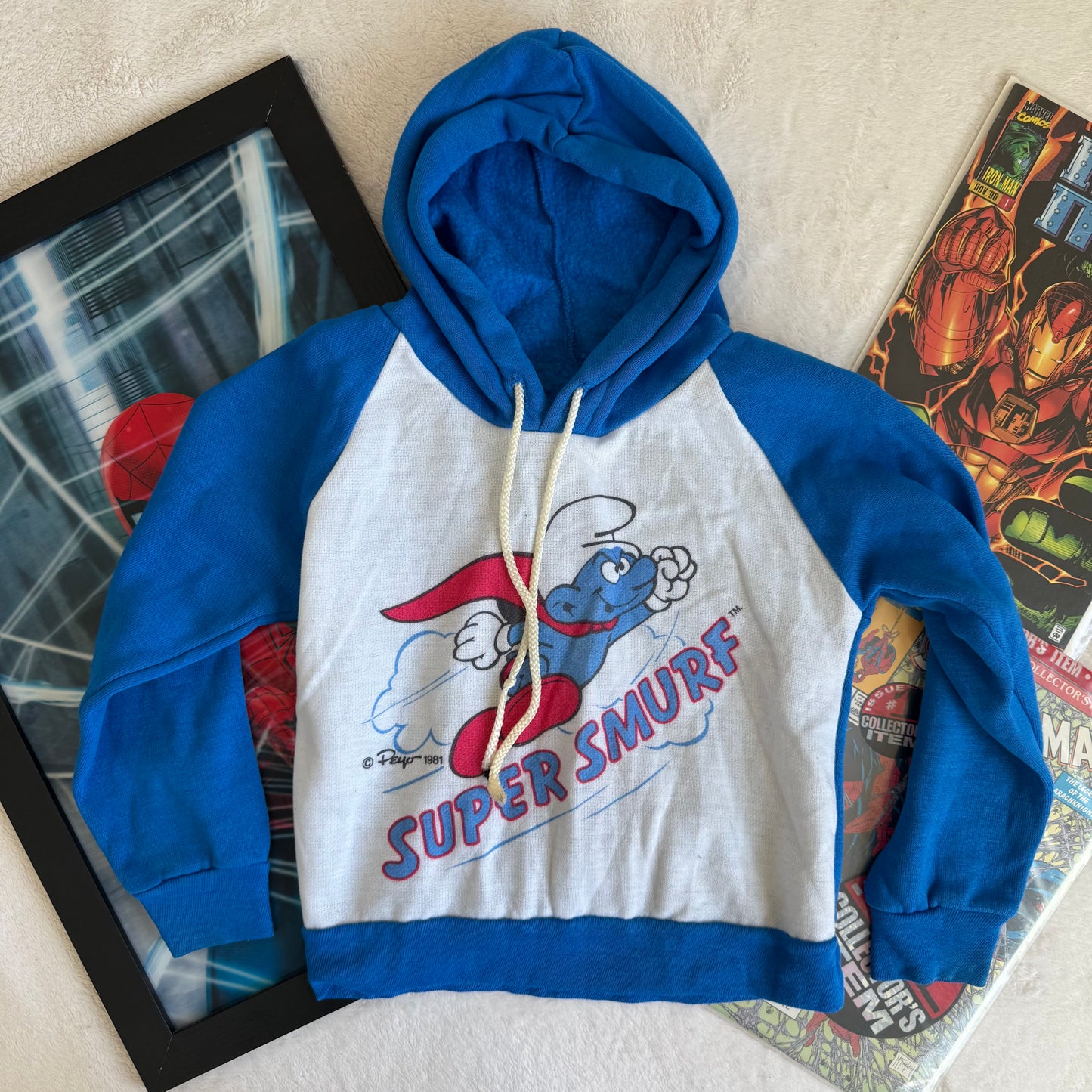 Size 4T 1981 Smurf Hoodie