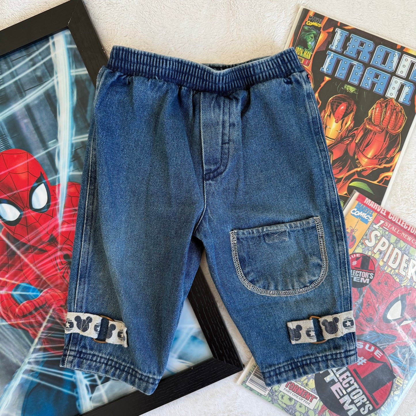 Size 12Months VTG Mickey Mouse Jeans
