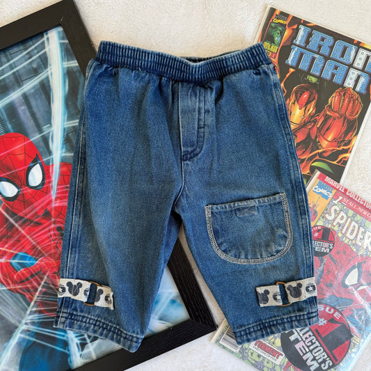 Size 12Months VTG Mickey Mouse Jeans