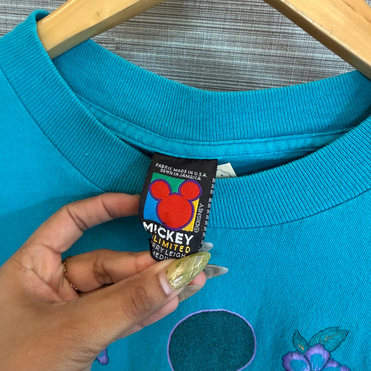 Size Medium Cropped VTG Mickey Shirt