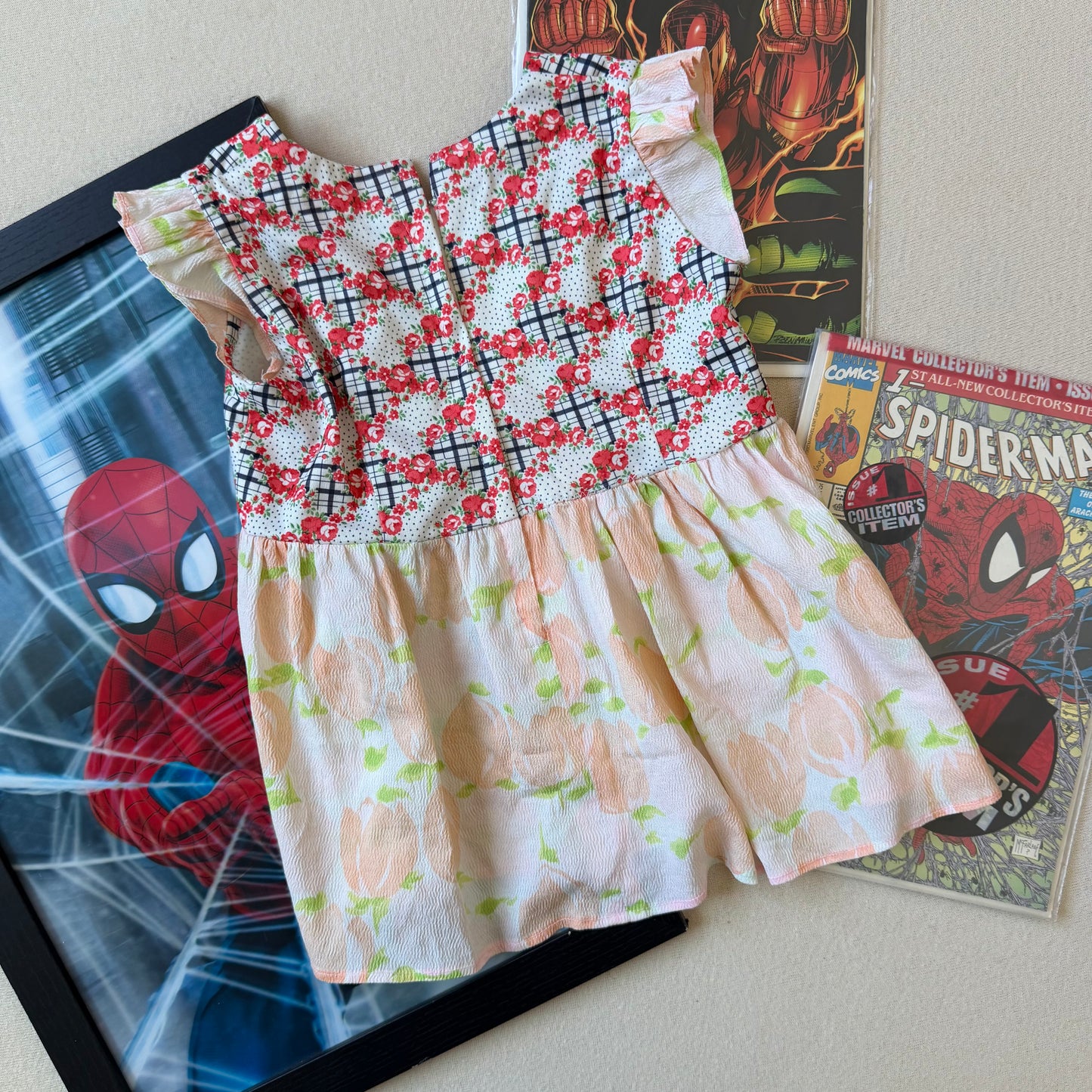 Size 24Months 1970s BabyGirl Dress