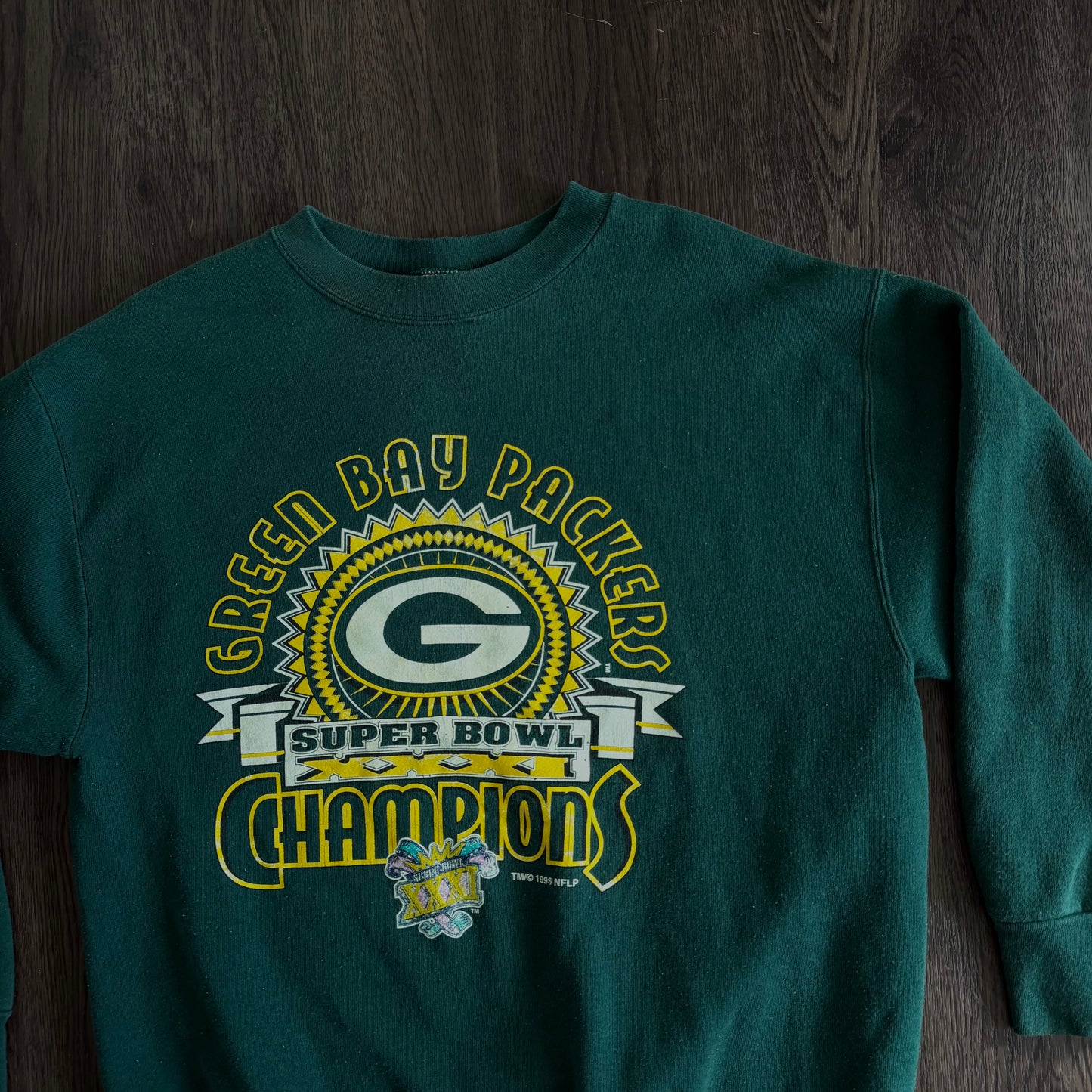 Size Large Green Bay Packers Crewneck