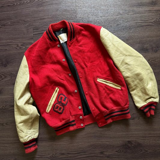 Size Medium DeLong 1980s-1990s Varsity Jacket