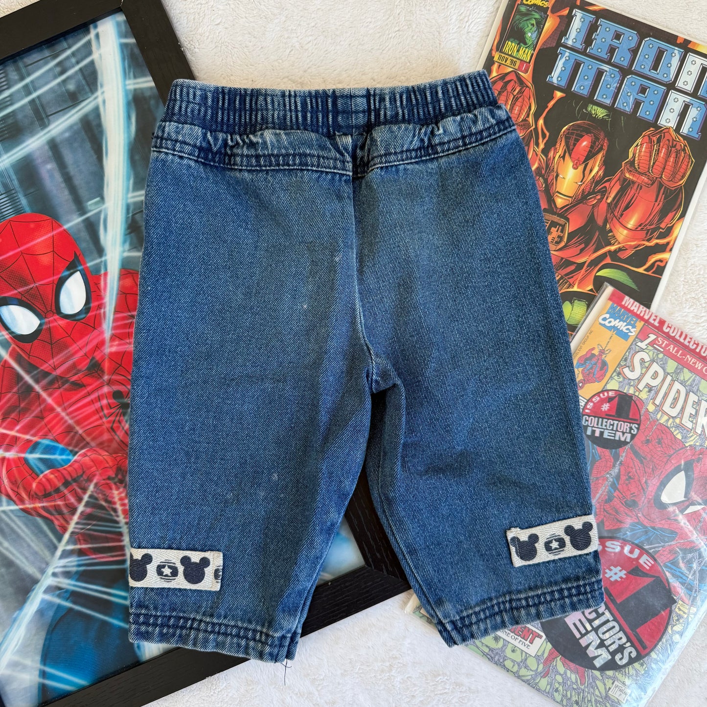 Size 12Months VTG Mickey Mouse Jeans