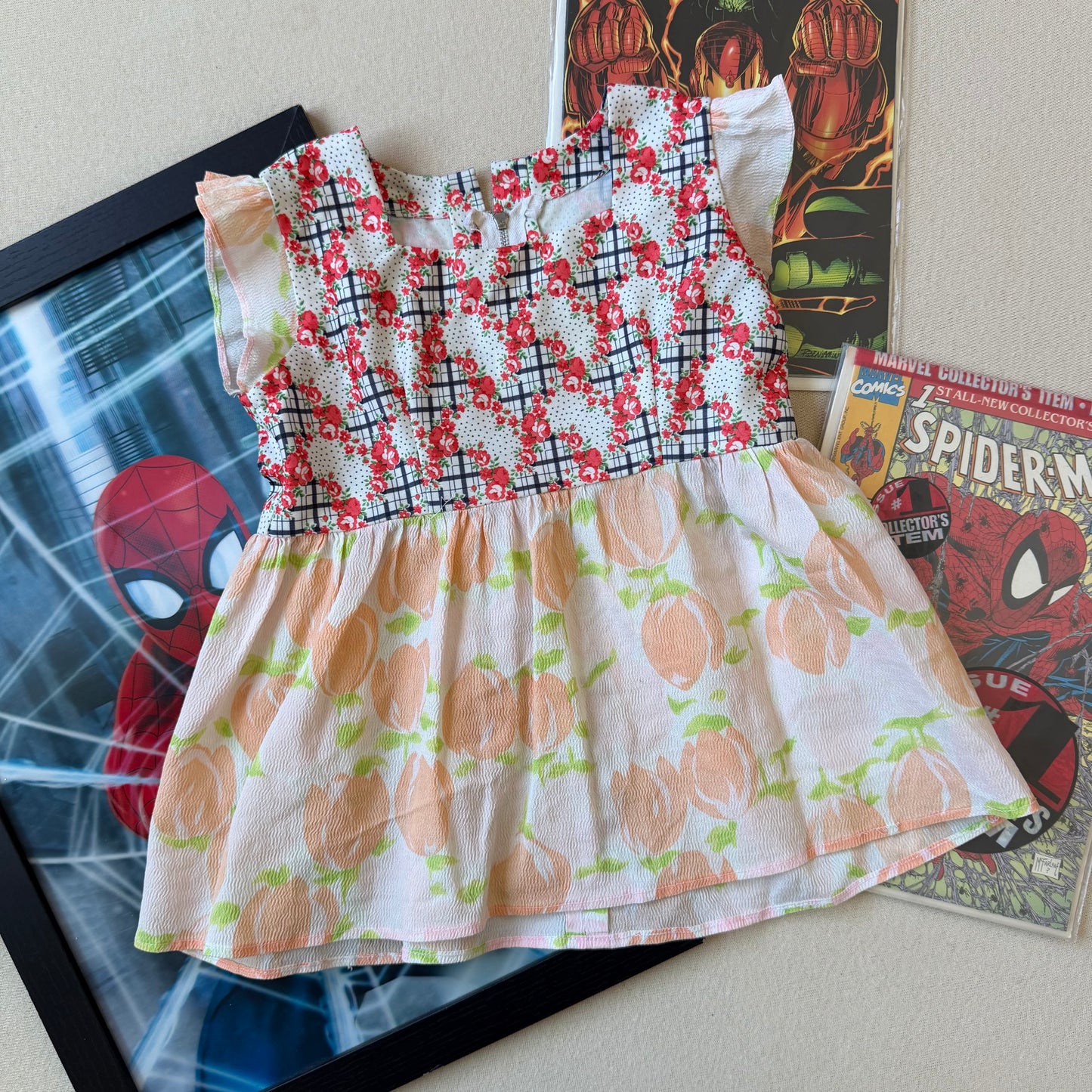 Size 24Months 1970s BabyGirl Dress