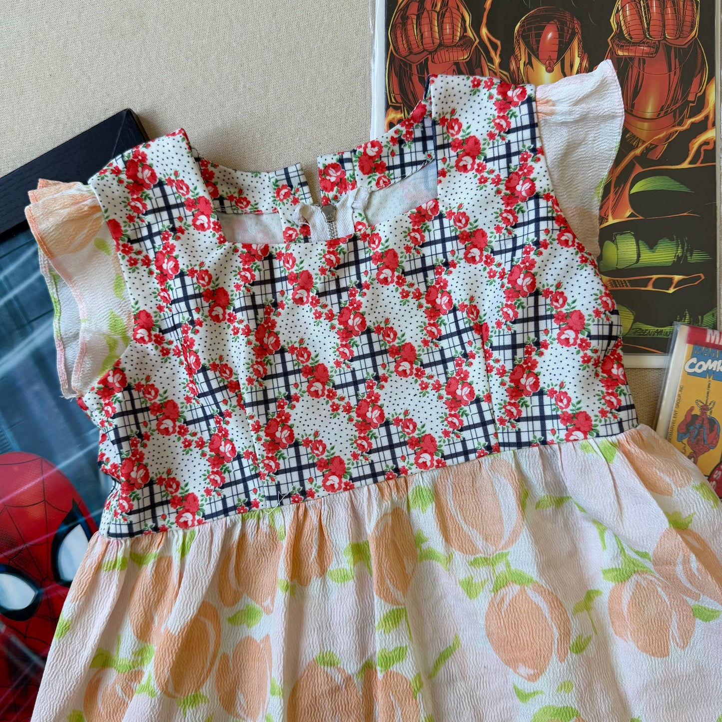 Size 24Months 1970s BabyGirl Dress