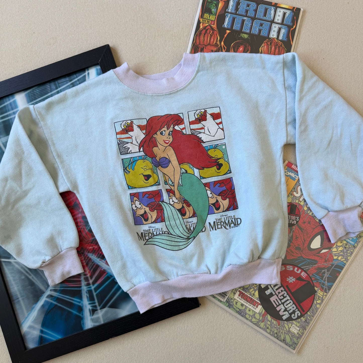 Size 6/7 Little Mermaid Sweatshirt