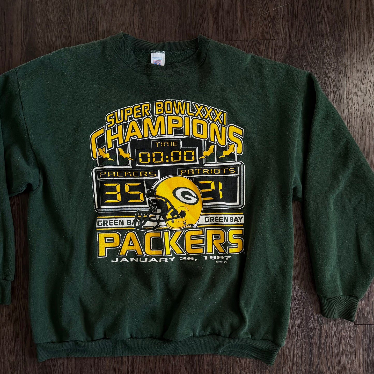 Size XLarge GreenBay Packers