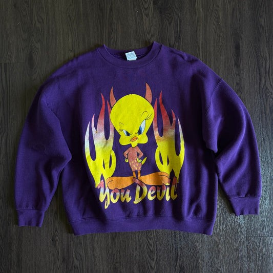 Size Small 1998 Tweety CrewNeck