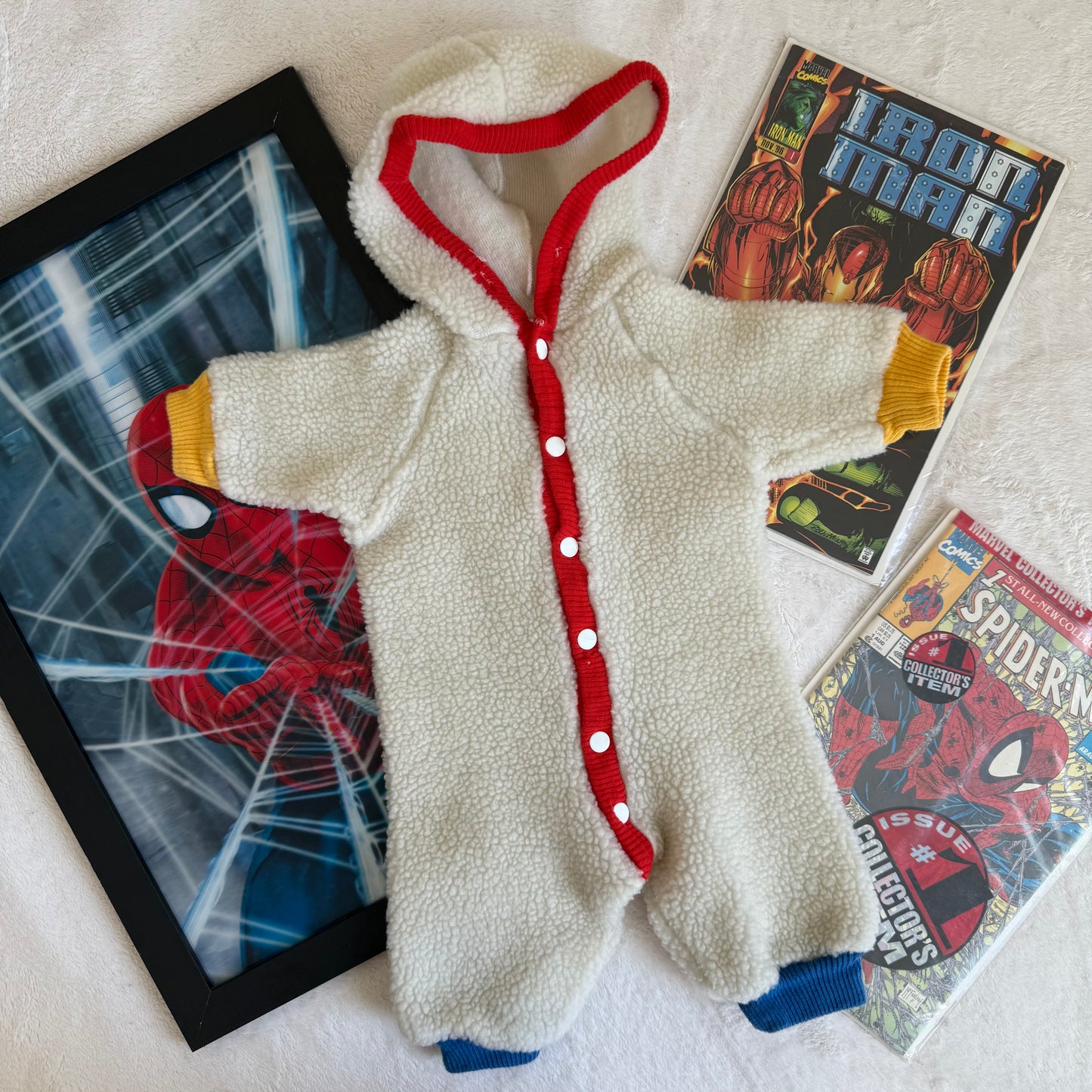 Size 3Months 1970s Sherpa Onesie