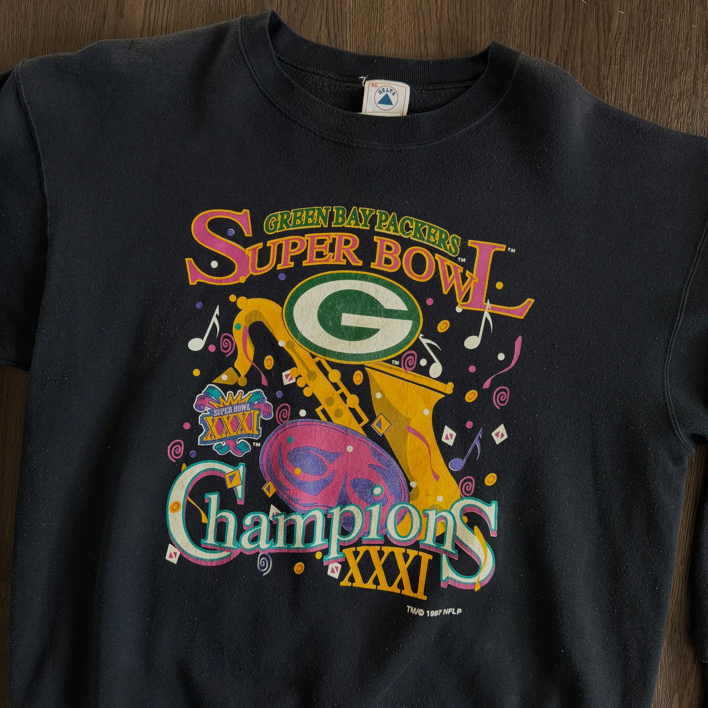 Size XL GreenBay Packers Crew Neck