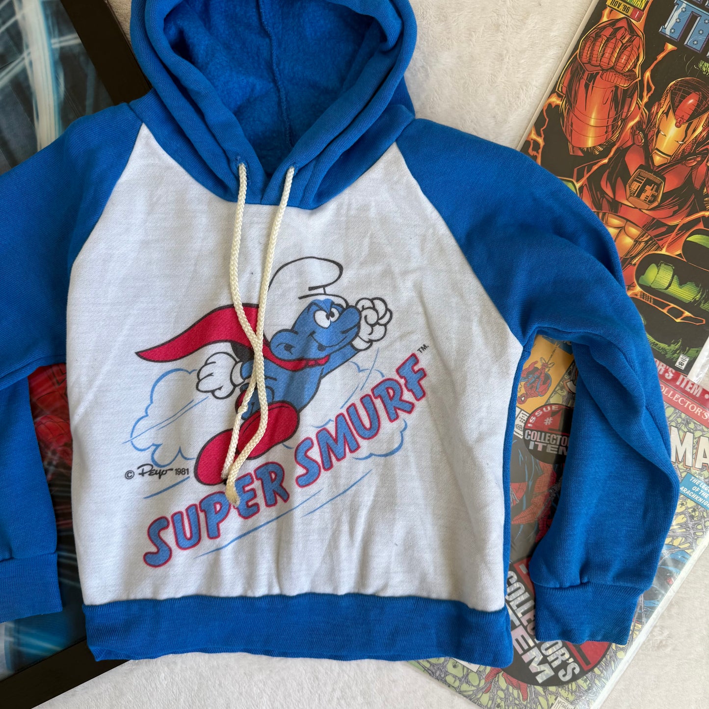 Size 4T 1981 Smurf Hoodie
