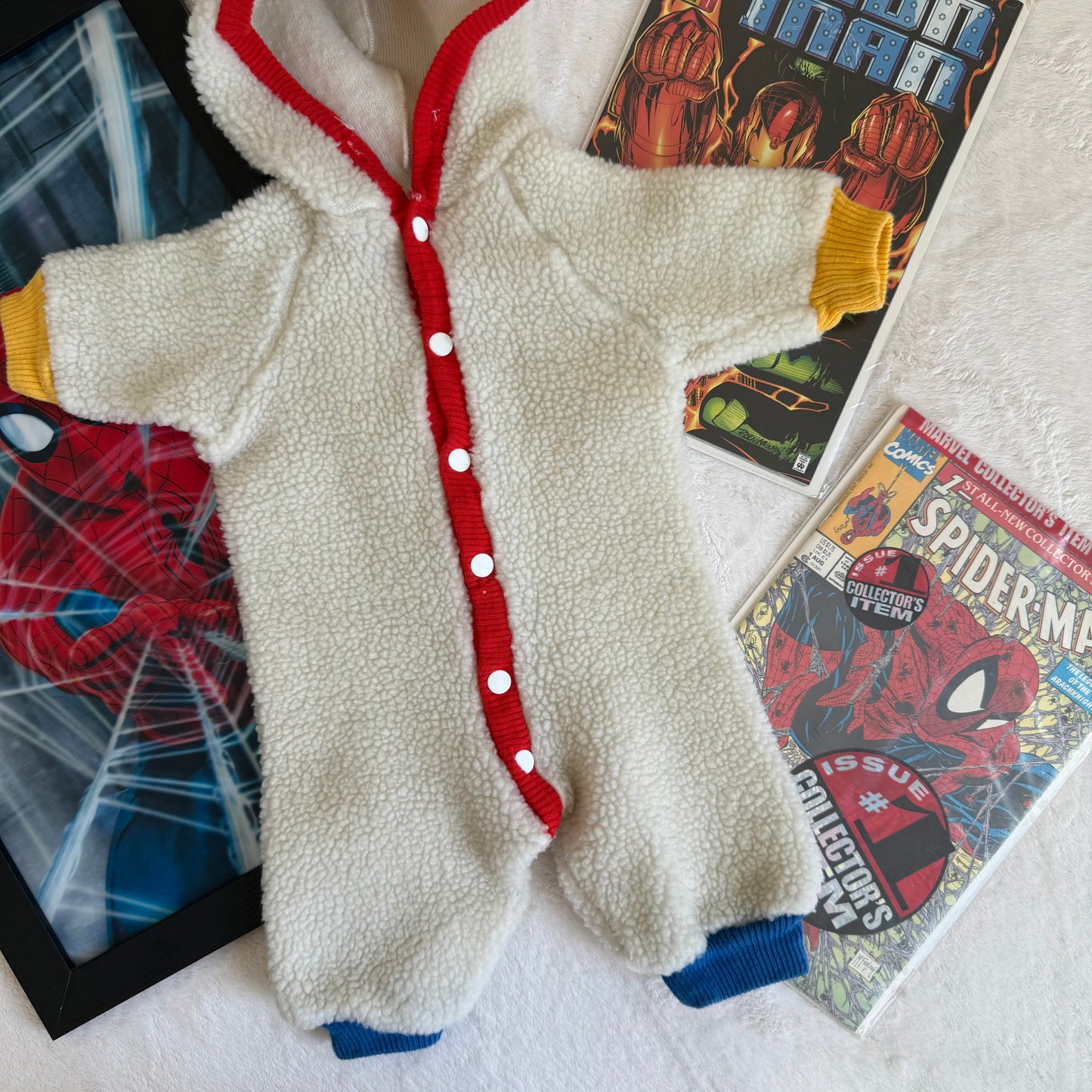 Size 3Months 1970s Sherpa Onesie
