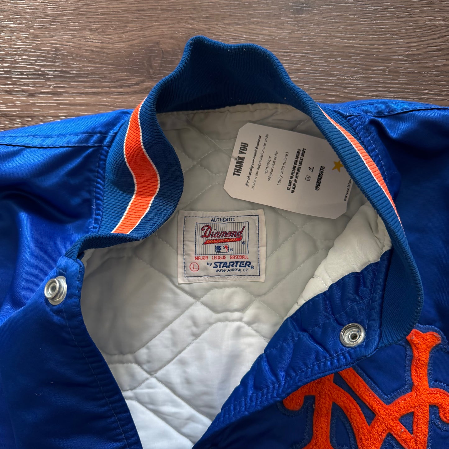 Size Large 90s Starter Satin Bomber