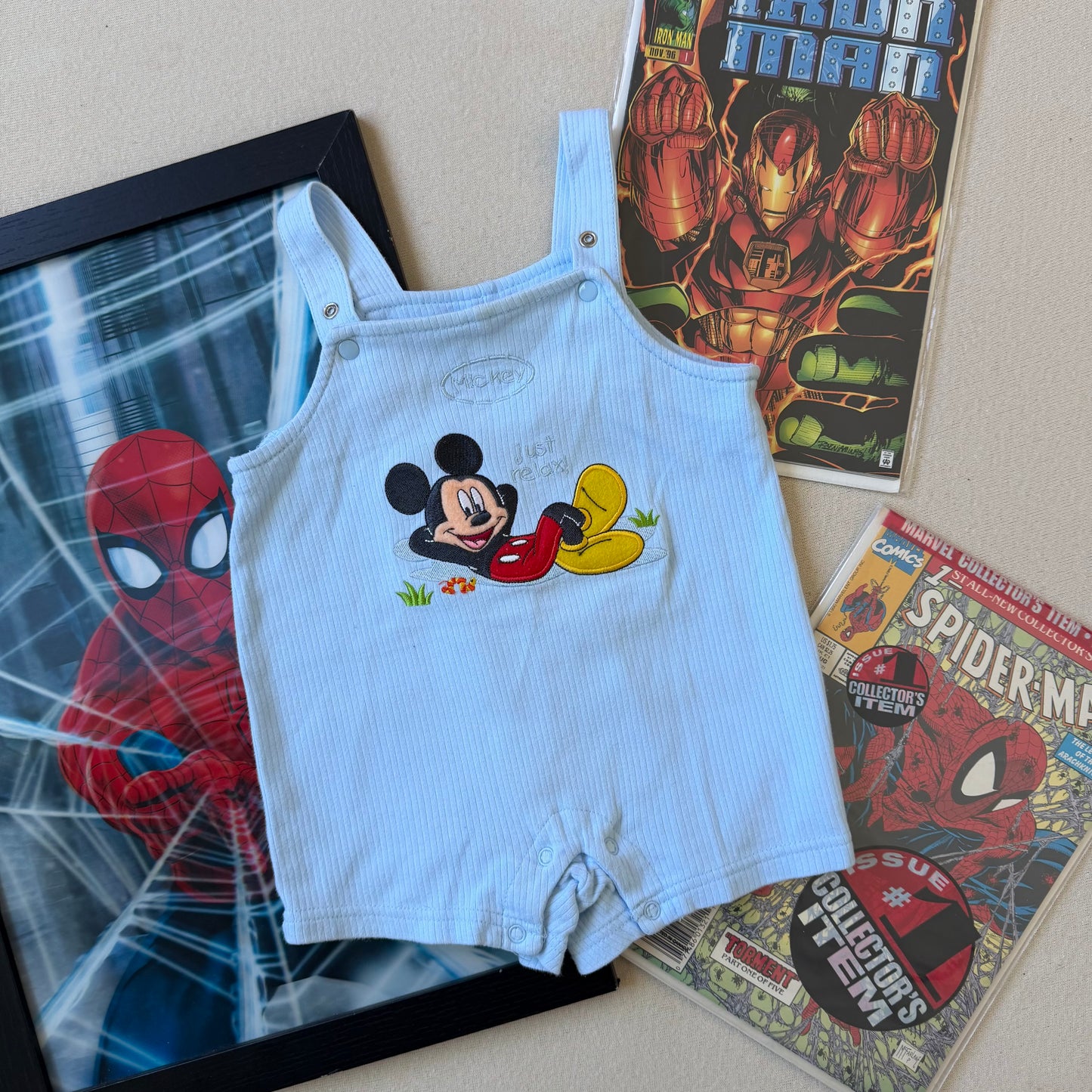 Size 6/9Months Mickey Onesie