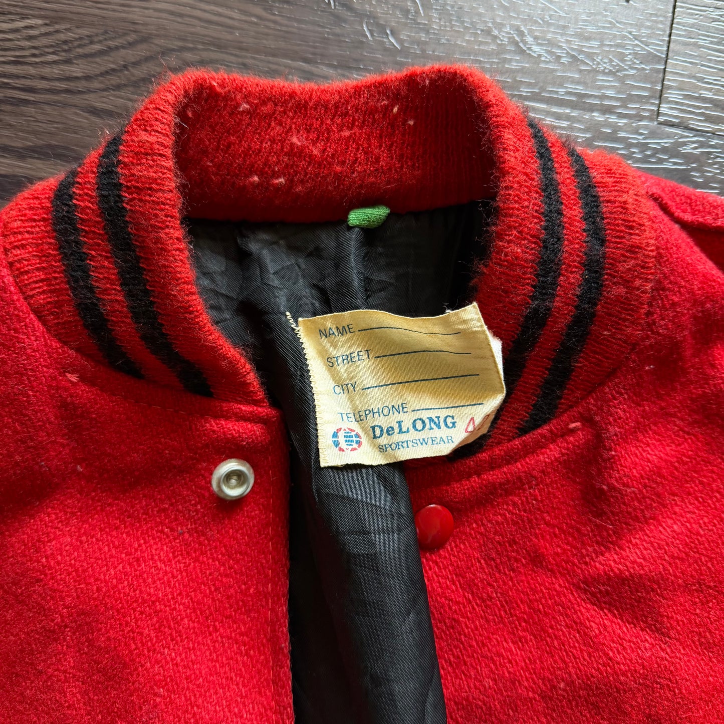 Size Medium DeLong 1980s-1990s Varsity Jacket